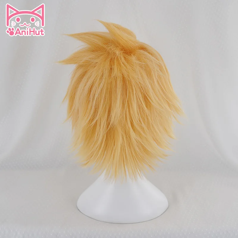 AniHut Denki Kaminari Boku No Hero Academia Anime Cosplay Wig My Hero Academia/Academy Cosplay Hair Denki Kaminari Anime Wigs