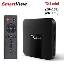 10pcs TX3 mini Smart TV BOX 1GB 8GB 2GB 16GB Android 7 1 Quad Core Amlogic