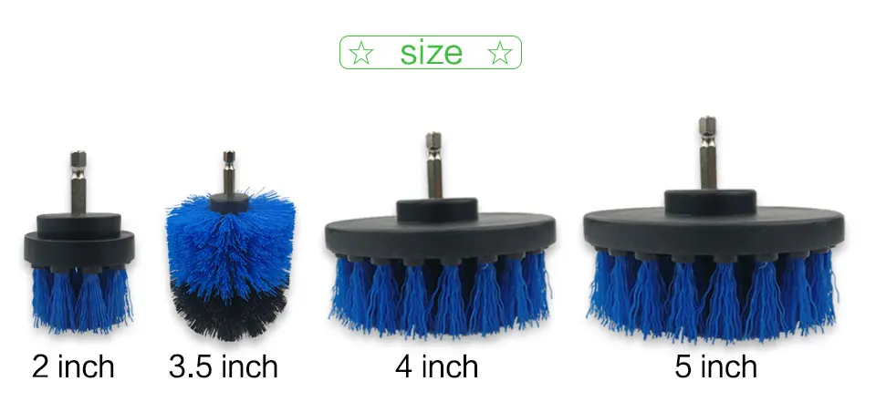Power Scrubber Brush Drill Brush Clean For Bathroom Electric Spin Scrubber Drill Brushes Head Drill Scrubber Brush For Cleaning  (2)