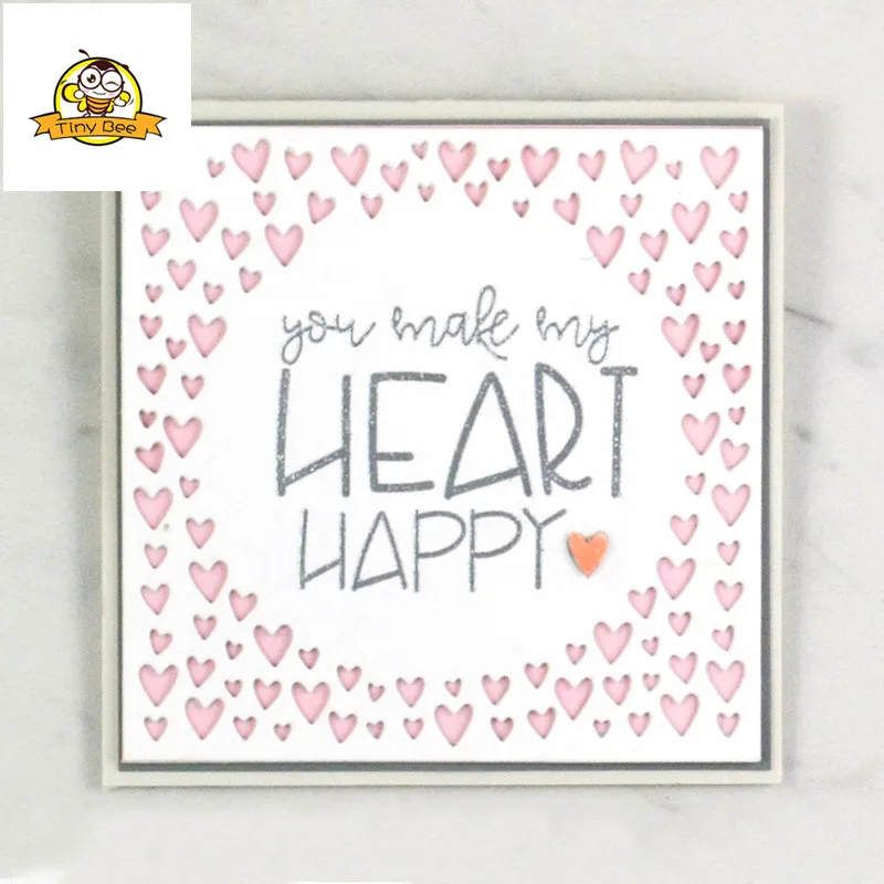 

HEARTS Background Word Die Metal Cutting Dies For Scrapbooking Frame Metal Dies For Card Making Scrapbooking Dies Metal 2018