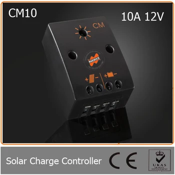 

10A 12V PWM Solar charge controller equipped with a microcontroller suitable for Lead acid (GEL, AGM, flooded) battery type