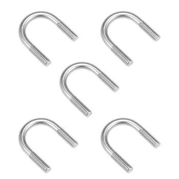 

Uxcell 5pcs Round Bend U-Bolt M6 304 Stainless Steel Fastener for 16mm 18mm 22mm 42mm Pipe Diameter U Type Bolt High Quality