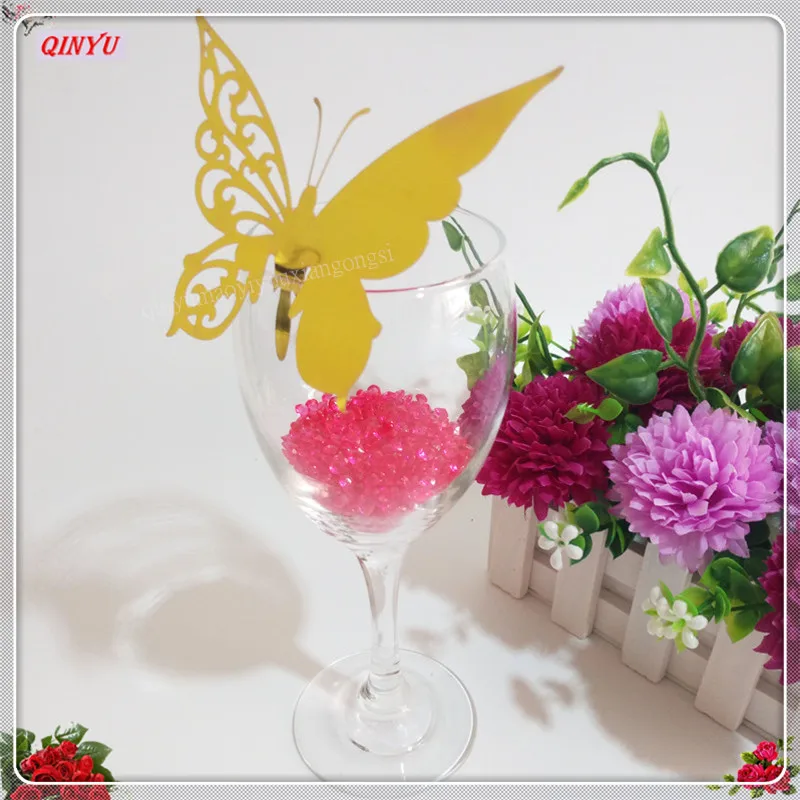 50 шт. бумажные бокалы бабочки для вина 21 цвет|paper card|cards for weddingdiy paper cards |