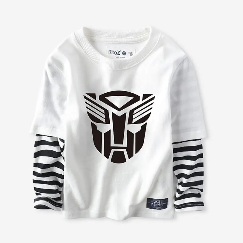 Высококачественные модные футболки autobot для мальчиков Новинка весна осень 2020