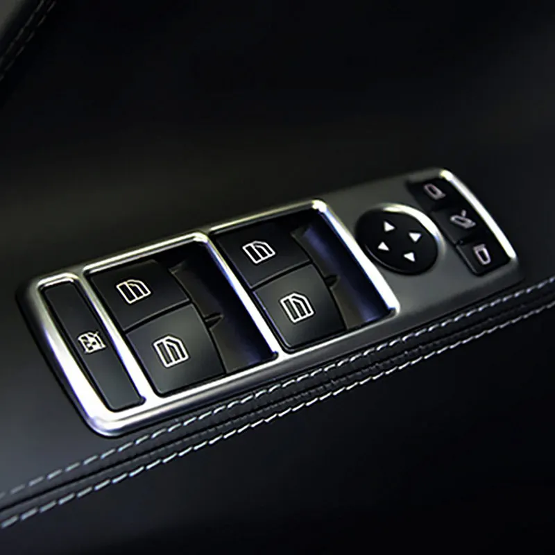 4pcs Car Window Switch Button Cover for Tesla Switch Case Hand Control