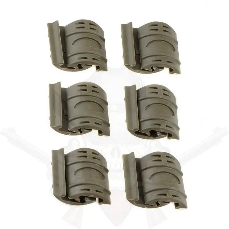 Tactical Airsoft ar 15 accessories 12pcs rubber Picatinny Ladder Rail Panel Handguard Protector Resistant Cover for hunting (5)