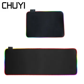 

RGB Light Mouse Pad Waterproof Large/short Mousepad Gradient Breathing Light USB Computer Gaming Mice Mat For Wireless Mouse PC
