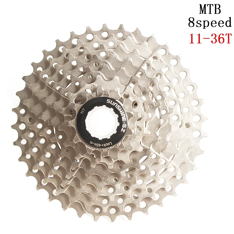 SUNSHINE SZ MTB горный велосипед 8s 24s 8 скоростей 11 36T кассета широкий коэффициент