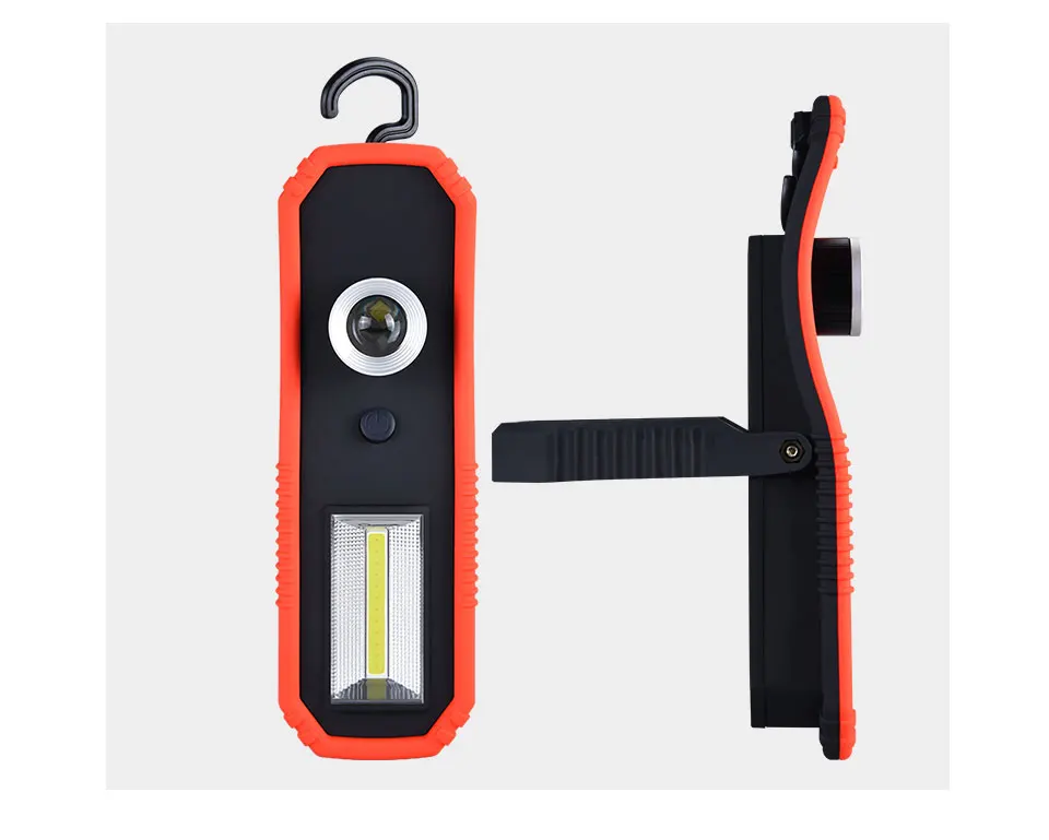 High Power LED Work Light Rechargeable Work Light Portable Lantern Searchlight LED Focus Rechargeable Magnetic Hanging Hook Lamp (14)