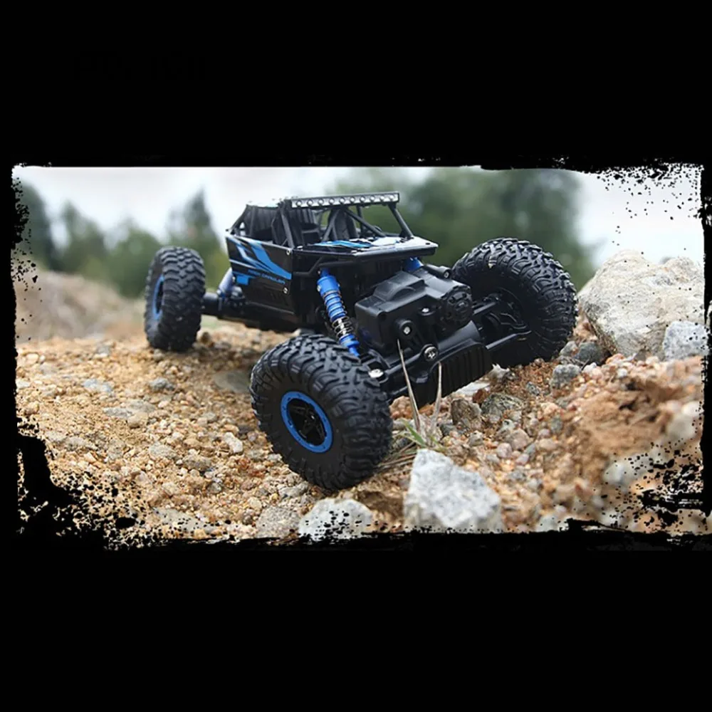 Pokich RC Car 4WD 2.4GHz Climbing Car 4x4 Double Motors Bigfoot Car Remote Control Off-Road Vehicle Model Toy