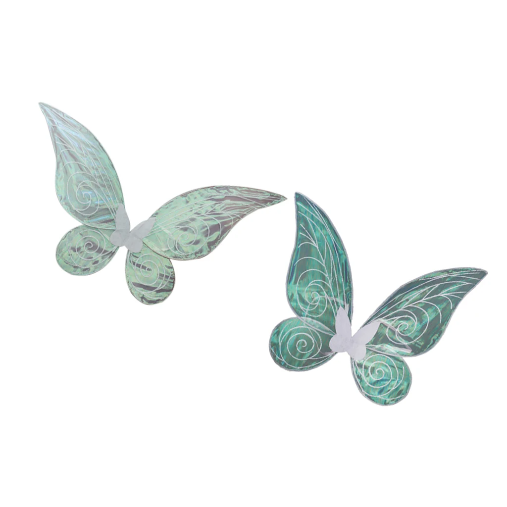 

2pcs Set Glitter Color Changing Angel Fairy Wing Butterfly Party Costume
