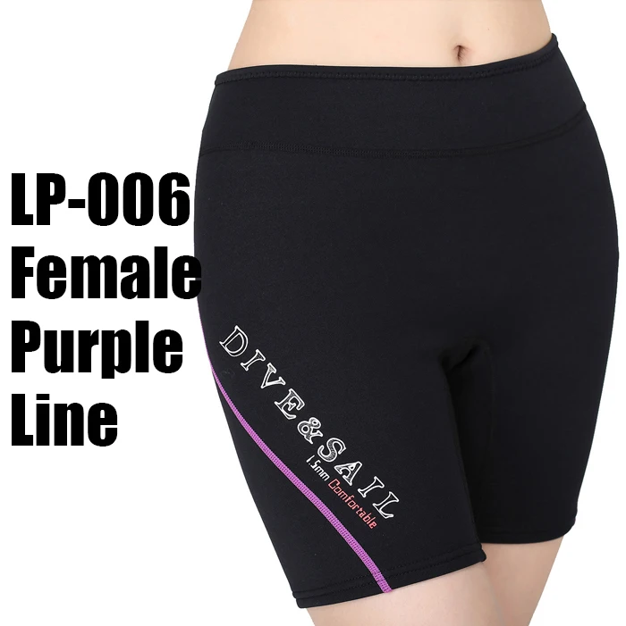 1,5 мм Неопреновые шорты, шорты для дайвинга, гидрокостюм, Короткие штаны для мужчин или женщин, зимние, для плавания, гребли, плавания, серфинга, теплые - Цвет: Women Purple