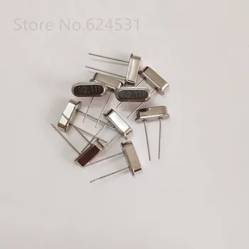 

10pcs In-line HC-49S 2-pin passive quartz crystal crystal 10.111MHZ 10.111M resonator