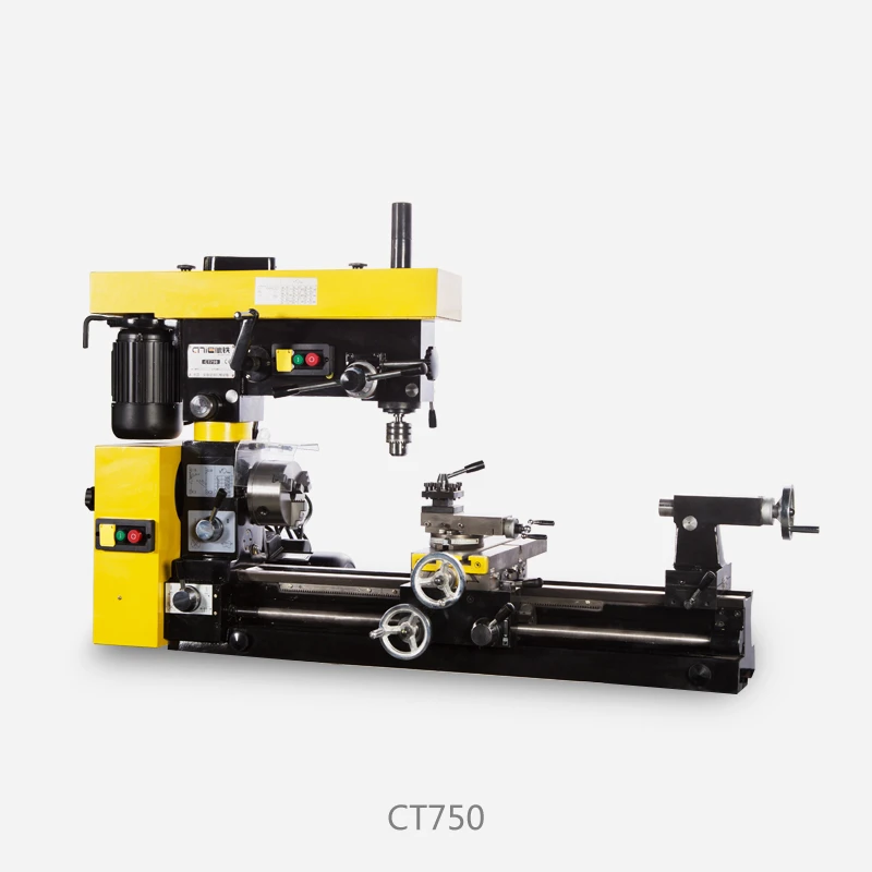 Handan Tour Multifonction 3 En Un Perceuse Fraiseuse Outil Tour D Etabli Ct750 Aliexpress