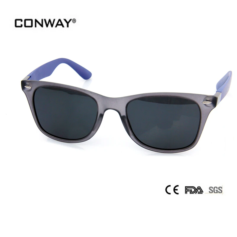 

CONWAY Fashion PC Polarized Sunglasses Brand Designer Sun Glasses RB4195 Women Polaroid Grey lenses Goggle Sunglasses PC00202