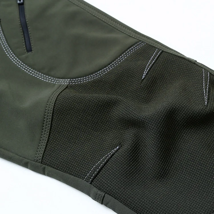 Calças de lã Inverno dos Homens Esportes ao ar Livre à Prova Mountainskin Softshell Dthick Água Grossa Caminhadas Esqui Masculino Va140 2020 9 Calças de caminhadas
