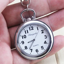 Большой цифровой oldmen женские кварцевые карманные часы отец матер подарки студентам для тестирования водонепроницаемые электронные брелки часы