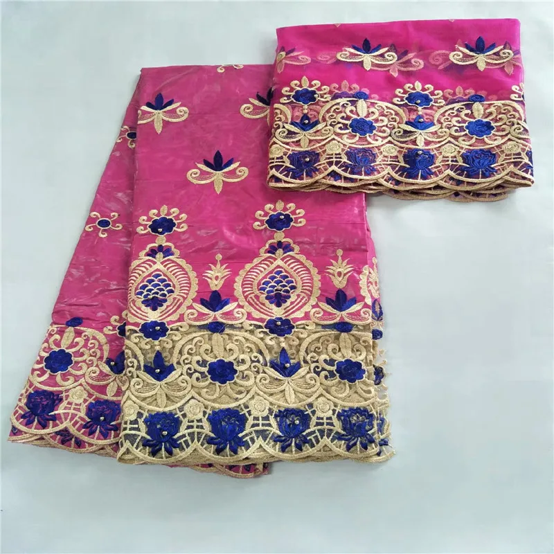 

WX!Purple African Bazin Riche Lace Fabric With beads For Sewing Embroidered Bazin Riche Getzner Fabric 5yards + 2yards ! L71938