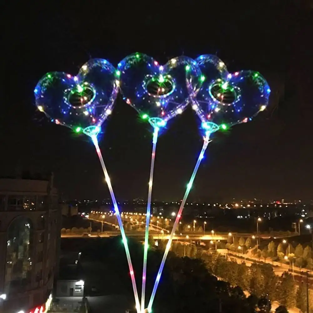 Ручной воздушный шар прозрачный в форме сердца пузырь красочный растущий