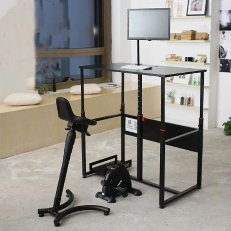 2015 New Design Height Adjustable Computer Standing Desk Metal