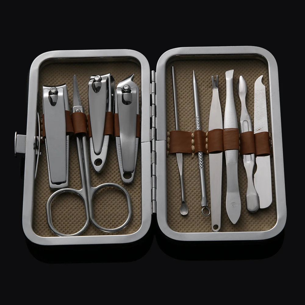 Professional Nail Art Manicure Tools Set Nails Clipper Scissors Tweezer