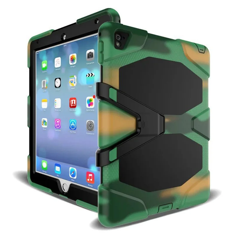 Tablet Case For iPad Mini 1 2 3 Waterproof Shock Dirt Snow Sand Proof Extreme Army Military Heavy Duty Kickstand Cover Case  (2)
