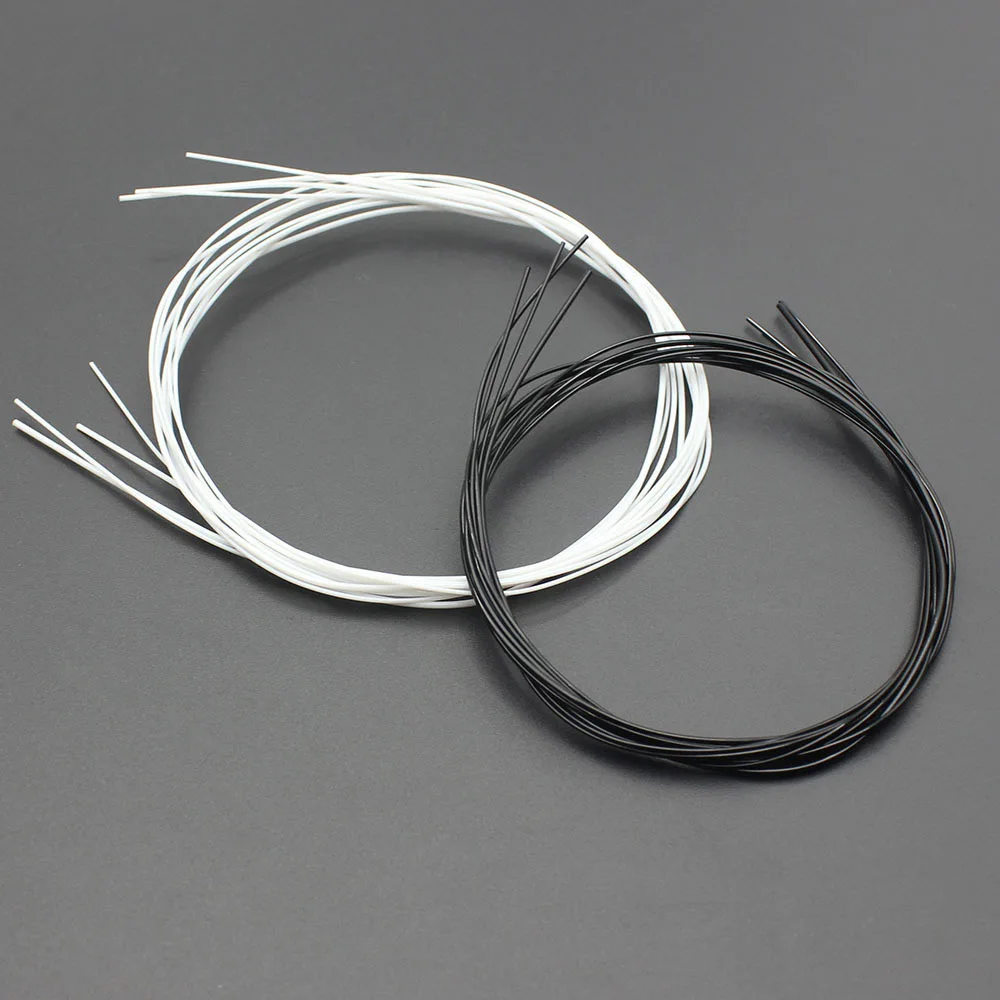 

Black/White Nylon Ukulele String Durable Top Quality Accessories for Stringed Instrument Player 4pcs/set