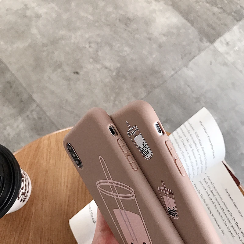 Мягкий чехол для телефона с молочным чаем для huawei P20 P30 P10 mate 10 20 Lite Pro Honor 9 10 8X Nova 3 3i 3e 4 4e, задняя крышка