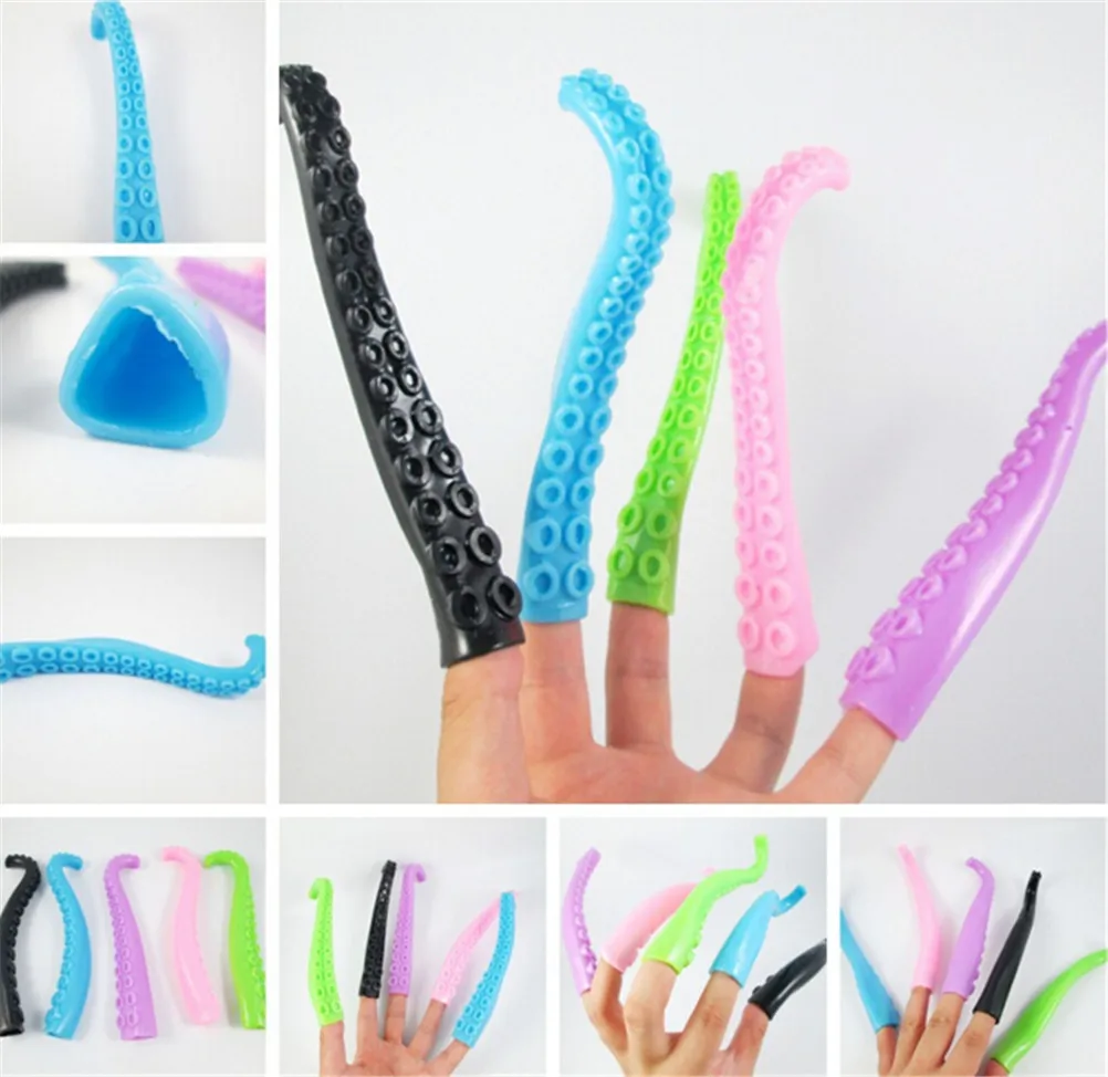 

Octopus Tentacles Finger Puppet Mini Finger Toy Practical Joke Toy