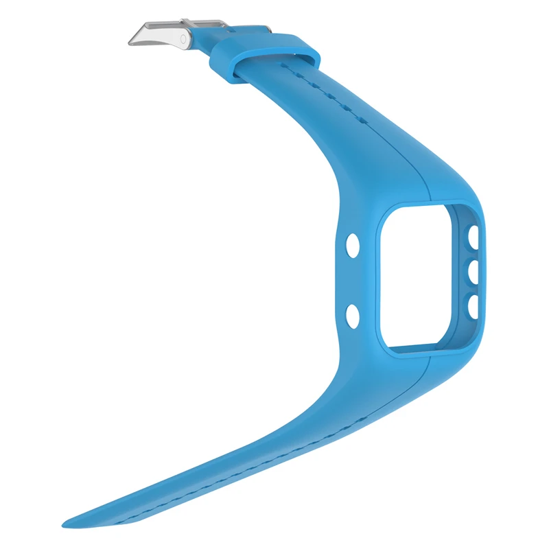  Colorful Smartwatch Straps Soft Silicone Watchband Replacement with Metal Buckle for Polar A300 Sma - 32843960509