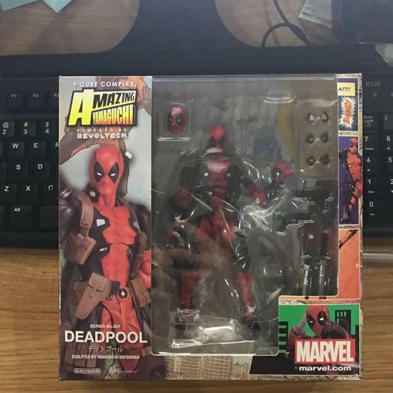 Yamaguchi Revoltech Deadpool NO.001 Action Figure Collectible Toy For Kids