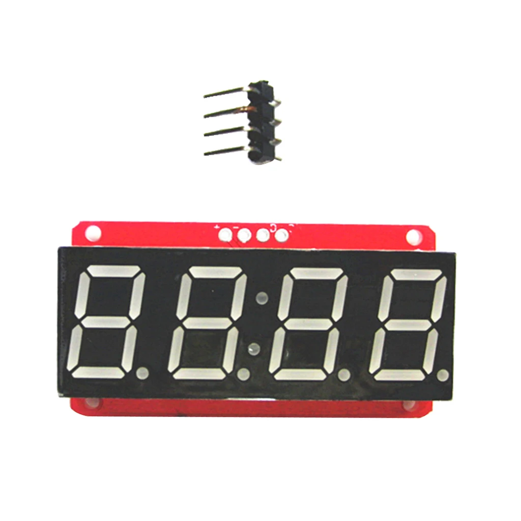 4 Digit 7-Segment 0.56' LED Display Tube Decimal 7 Segments HT16K33 I2C Clock Double Dots Module For Arduino