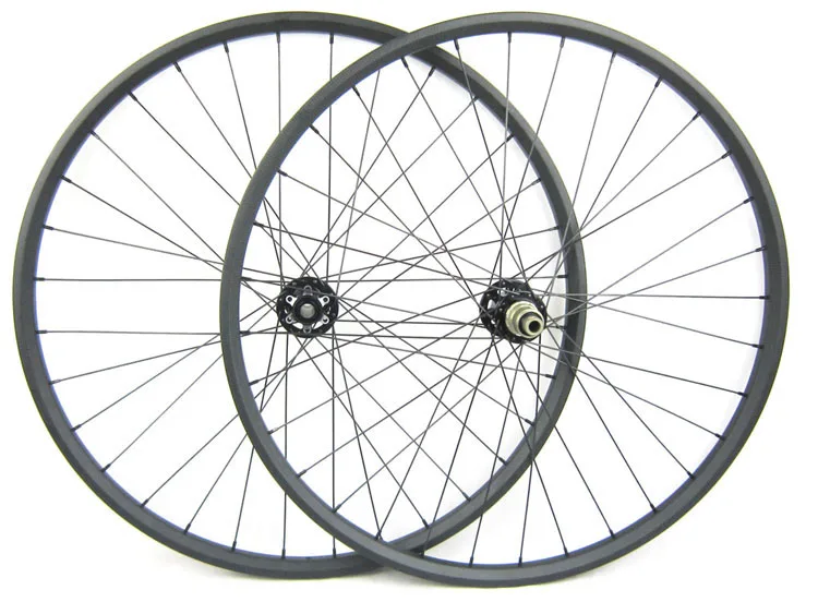 Bicicletas Mountain Bike 29 Carbon Wheels Straight Pull Hubs Jook HubSymmetry or Asymmetry 29er MTB Wheelset 30mm Deep Tubeless