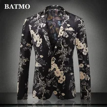 Batmo Новое поступление, высококачественные повседневные мужские блейзеры с принтом, мужские повседневные костюмы, мужские куртки с принтом, большие размеры 16385