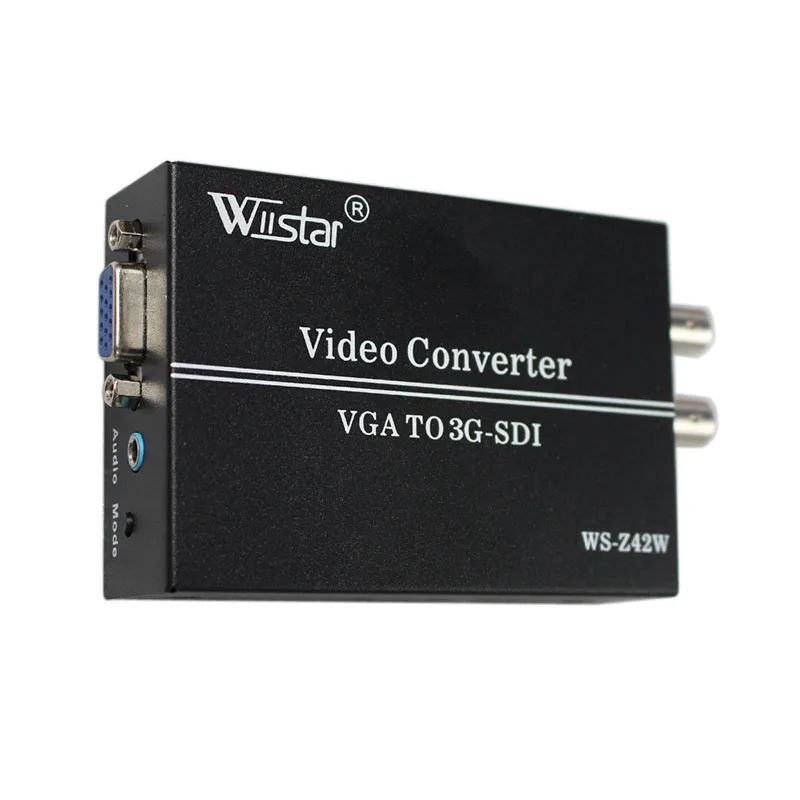 Wiistar VGA к 3G-SDI конвертер SCALER 1080 P вещание общий дисплей Sdi профессиональный монитор