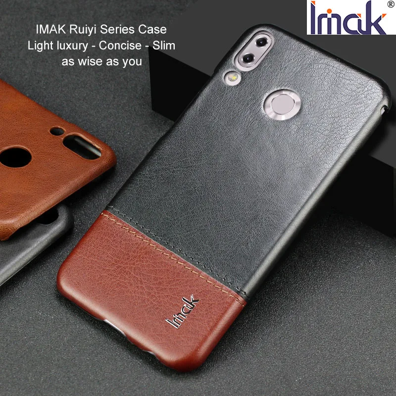 

IMAK Ruiyi Series Luxury Skin PU Leather Case for Asus Zenfone 5 (ZE620KL) / 5Z (ZS620KL) Hard PC Back Cover Cases Quality