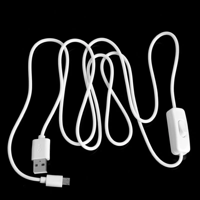 

USB to Micro USB Power Switch Cord with On / Off Switch for Raspberry Pi Model B
