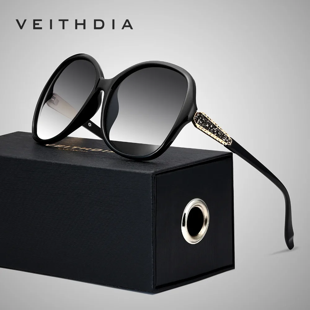 Женские солнцезащитные очки VEITHDIA роскошные брендовые дизайнерские ретро с