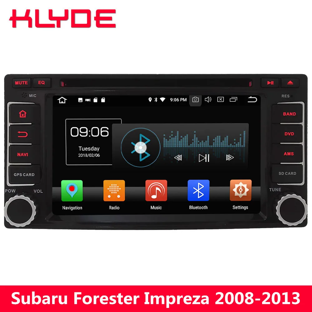 

KLYDE 4G Octa Core PX5 Android 8.0 4GB RAM 32GB ROM Car DVD Multimedia Player Radio Stereo For Subaru Forester Impreza 2008-2013