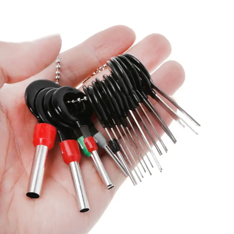 

18pcs Auto Car Plug Circuit Board Wire Harness Connector Crimp Pin Terminal Remove Tool