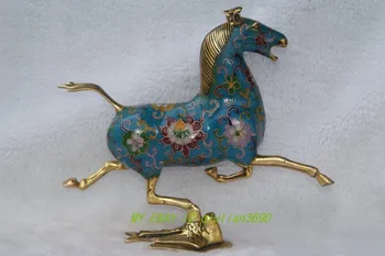 

High quality decorative ornaments cloisonne ornaments horse riding Chebi