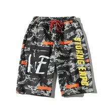 Летние мужские хлопковые шорты в повседневном стиле, уличная одежда, мужские короткие штаны с боковыми карманами, бермуды, мужские шорты LBZ103