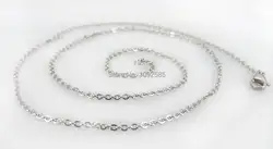 45 см нержавеющая сталь крест цепи ожерелье с застежкой омар Бесплатная доставка 1 шт