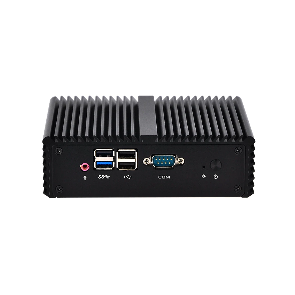Мини ПК Kansung X86 Celeron J1900 четырехъядерный 2 ГГц Linux Безвентиляторный брандмауэр