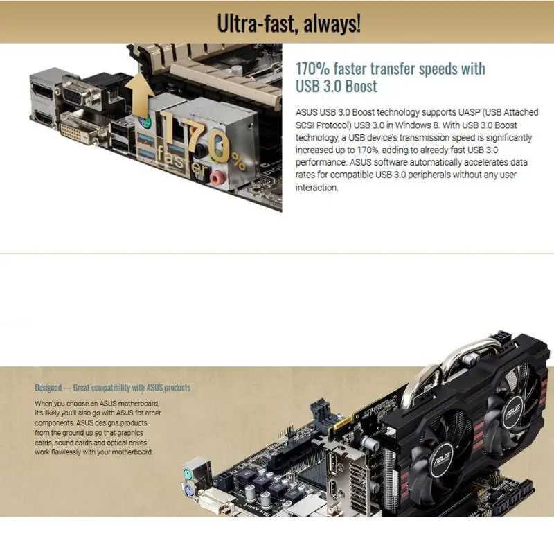 ASUS A68HM-K Socket FM2/FM2+ A68H Dual Channel DDR3 Micro ATX Motherboard