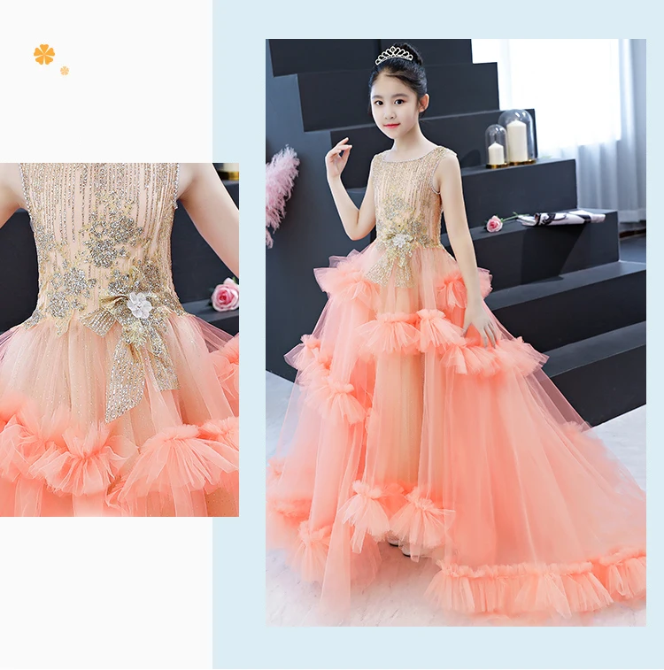 Aniversário Da Princesa Vestido de Roupas de Menina 14 ano