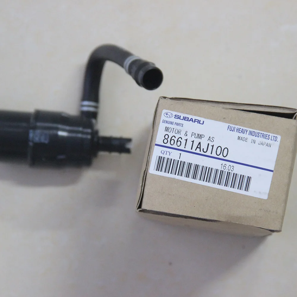 86611AJ100 New Genuine MOTOR & PUMP AS Headlamp / Headlight Washer Pump For Subaru Legacy Outback | Автомобили и мотоциклы