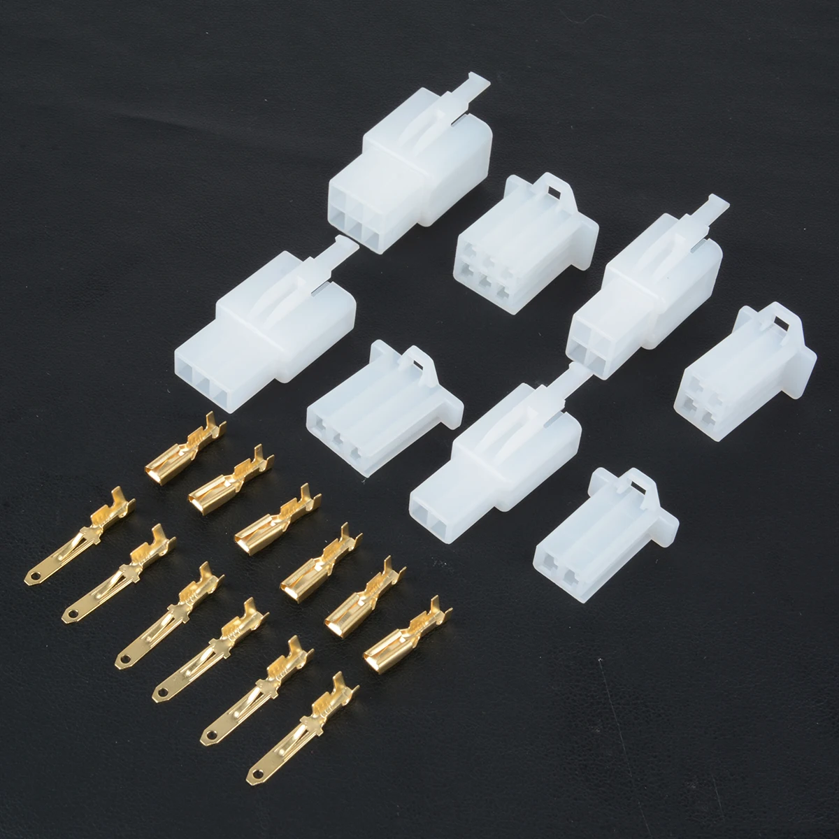 

40 Set 1 Box Terminal Connector Auto Electrical 2.8 mm 2 3 4 6 Pins Wire Connector Terminal Connector for Car Boat Motorcycle