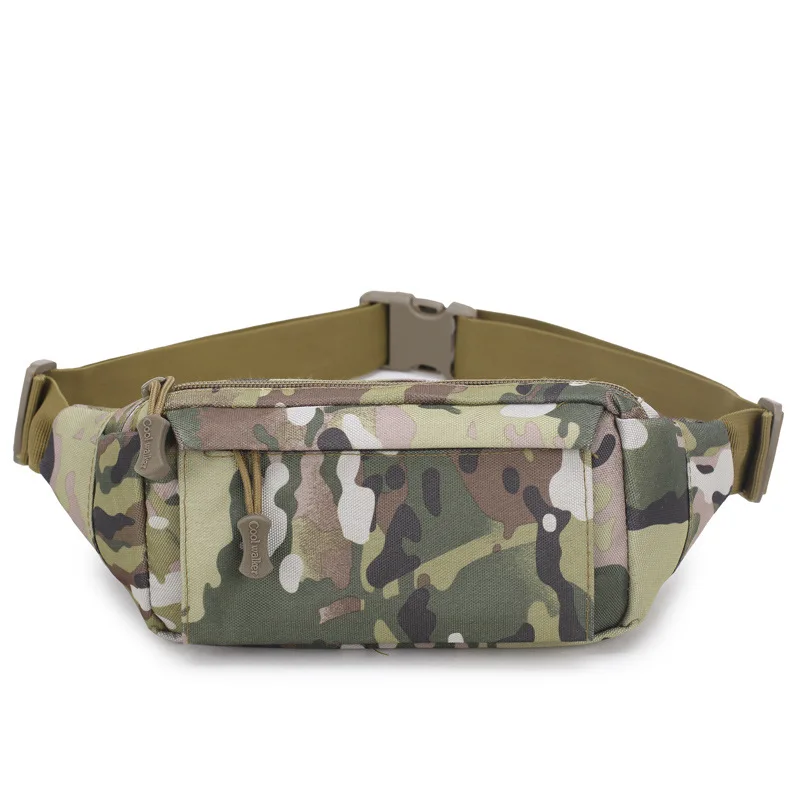 

Men Waist Packs Nylon Multi function Camo Travel Bag Hip Packs Belt Pouch Waterproof Small Item Cell Phone Packs ACU CP