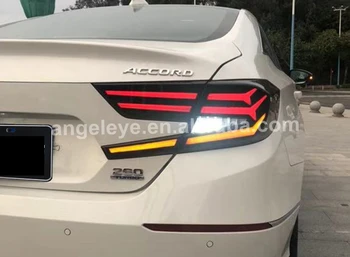 

Tenth Generation LED Strip Tail Light led rear light For Accord G10 for Honda 2017-2019 Smoke Black